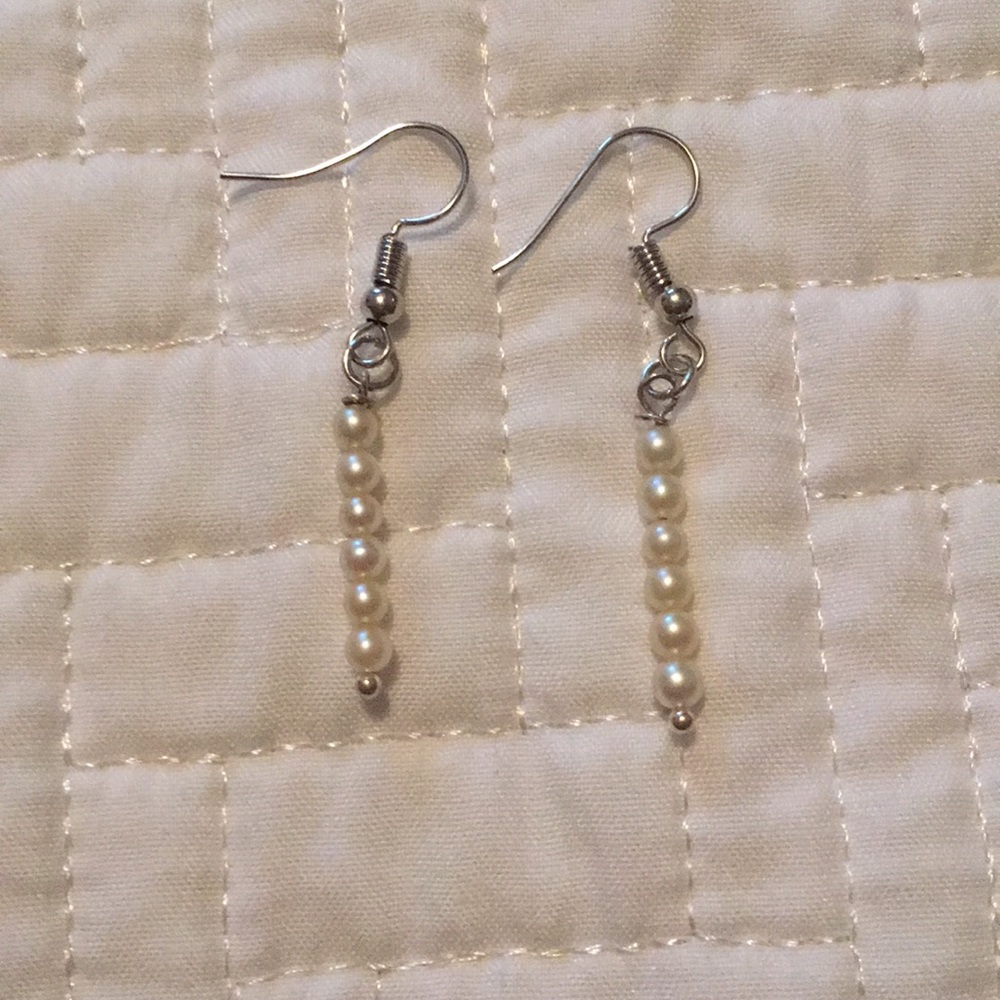 Pearl earrings